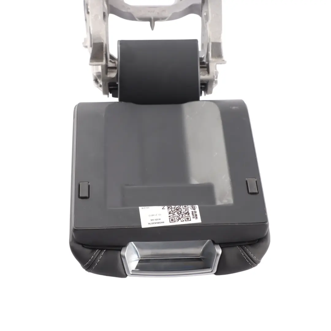 Audi A6 C8 Centre Console Armrest Storage Tray Leather Soul Black - SKU 4K0864207K - Part number 4K0864207K