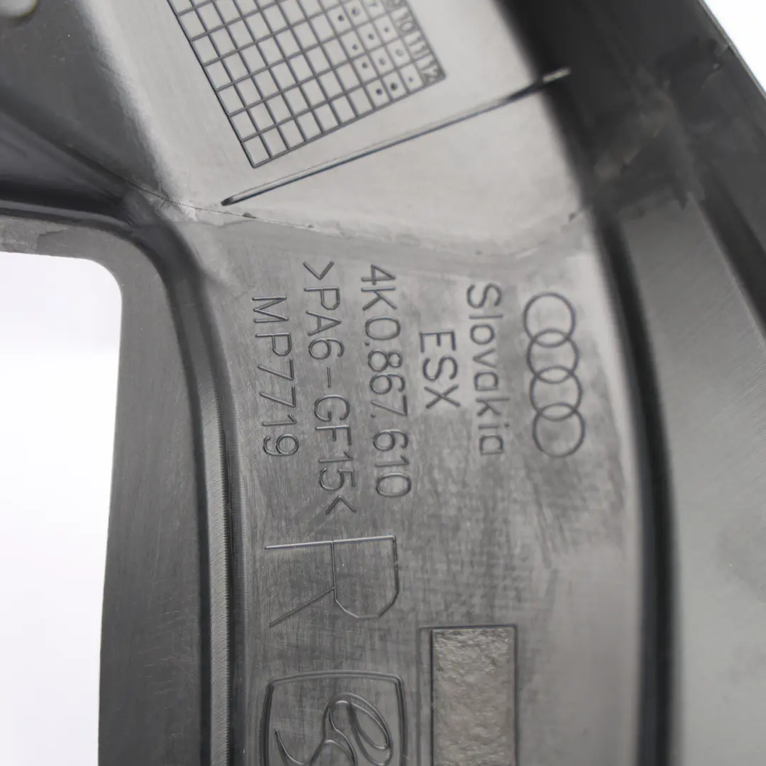 Ventana Puerta Cubierta Delantero Derecho para Audi A6 C8 Marco con número de pieza 4K0867610 Audi A6 C8 Marco Ventana Puerta Cubierta Delantero Derecho - SKU 4K0867610 - Número de pieza 4K0867610