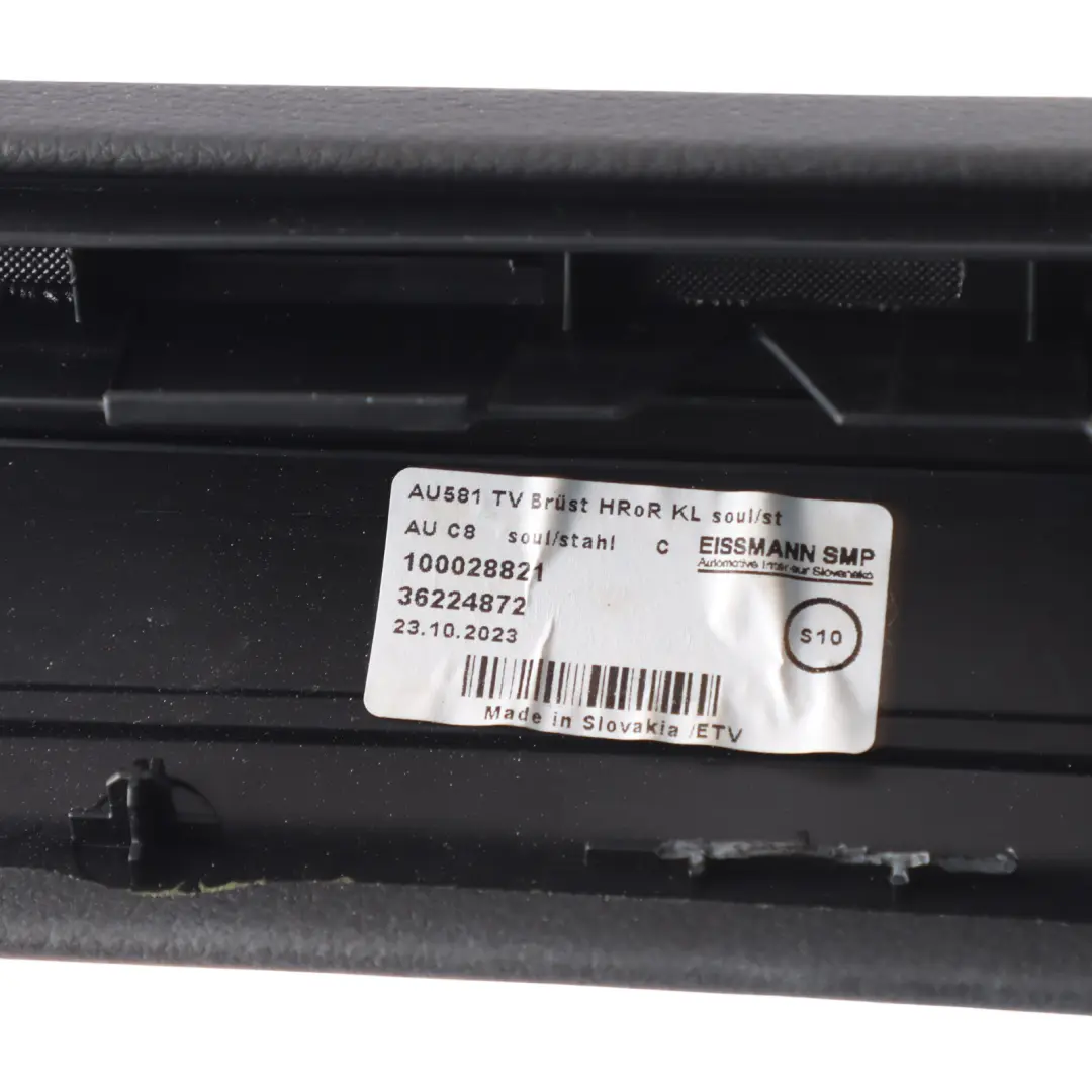 Front Door Trim Strip Moulding Upper Right O/S to Audi A6 C8 with Part number 4K0868066D Audi A6 C8 Front Door Trim Strip Moulding Upper Right O/S - SKU 4K0868066D - Part number 4K0868066D