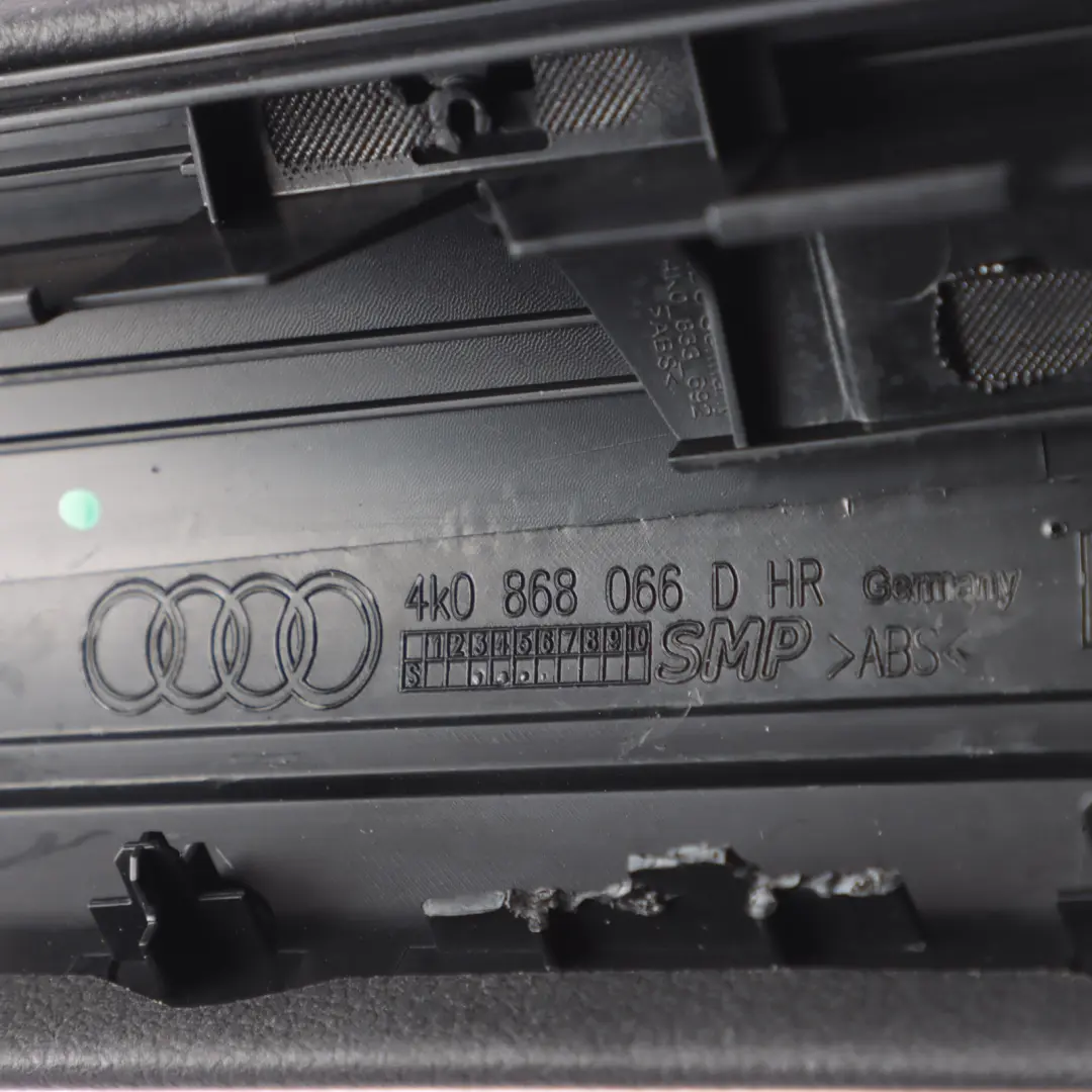 Audi A6 C8 Front Door Trim Strip Moulding Upper Right O/S - SKU 4K0868066D - Part number 4K0868066D