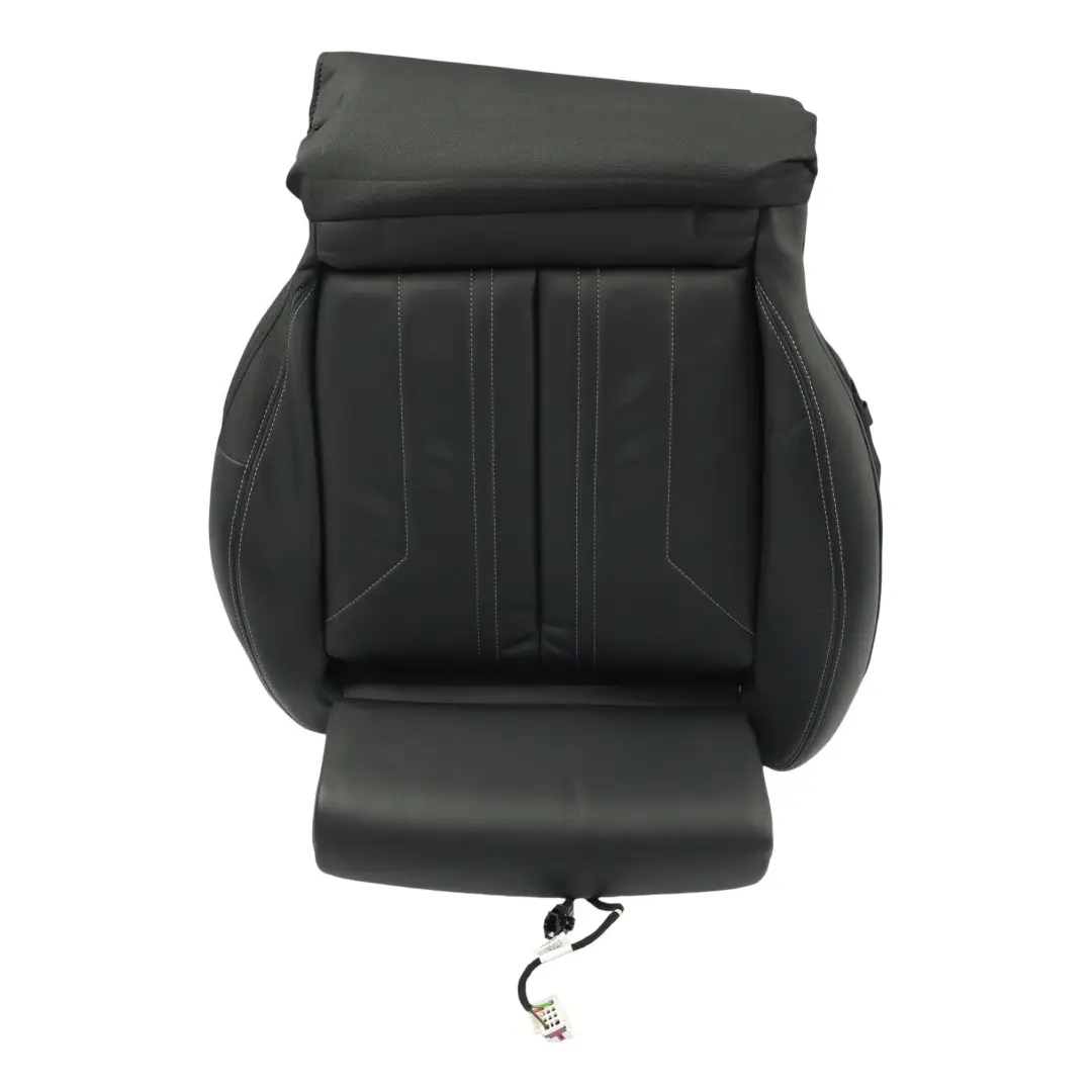 Audi A6 C8 Funda Asiento Base Cuero Negro Gris Delantero Izquierdo - SKU 4K0881405AJ - Número de pieza 4K0881405AJ