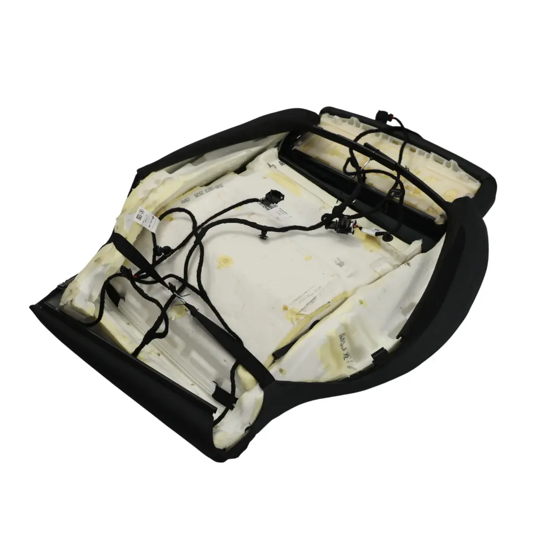 Base Leather Black Cliff Grey Front Left N/S to Audi A6 C8 Seat Cover with Part number 4K0881405AJ Audi A6 C8 Seat Cover Base Leather Black Cliff Grey Front Left N/S - SKU 4K0881405AJ - Part number 4K0881405AJ