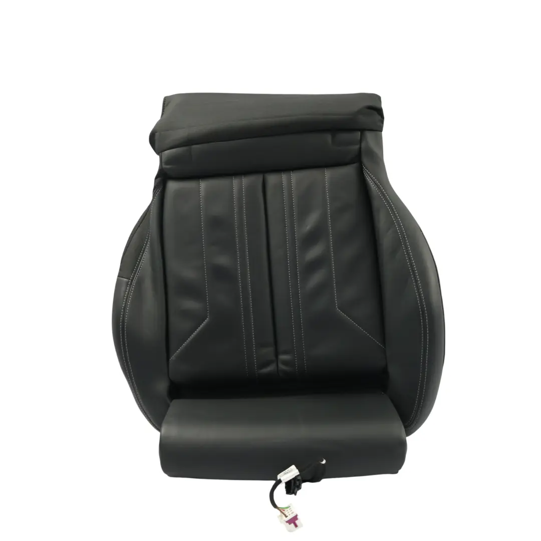 Audi A6 C8 Funda Asiento Base Cuero Negro Gris Delantero Izquierdo - SKU 4K0881405AJ - Número de pieza 4K0881405AJ