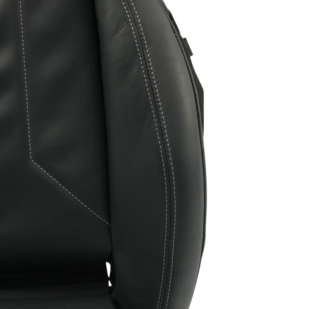 Audi A6 C8 Seat Cover Base Leather Black Cliff Grey Front Left N/S - SKU 4K0881405AJ - Part number 4K0881405AJ