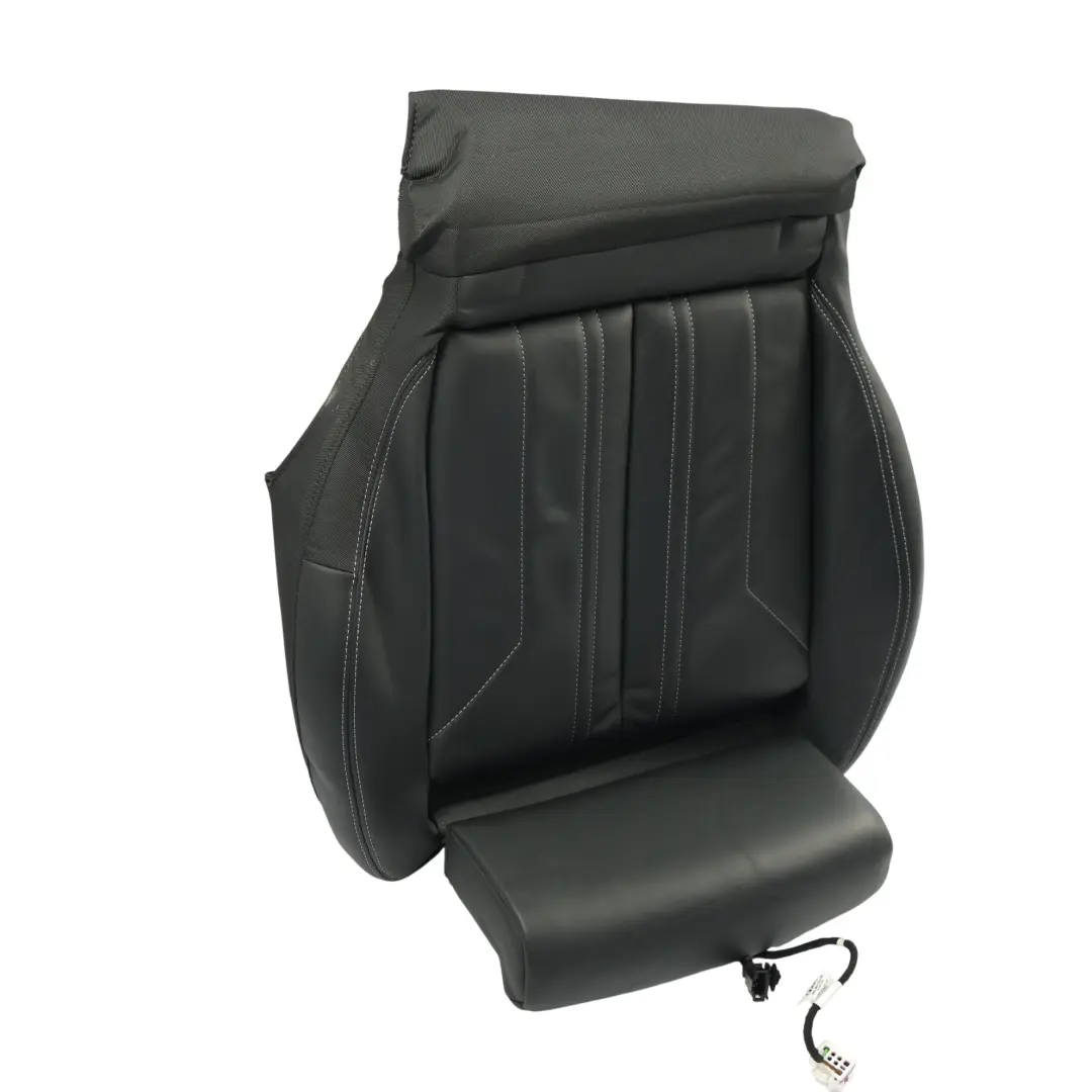 Audi A6 C8 Funda Asiento Base Cuero Negro Gris Delantero Izquierdo - SKU 4K0881405AJ - Número de pieza 4K0881405AJ