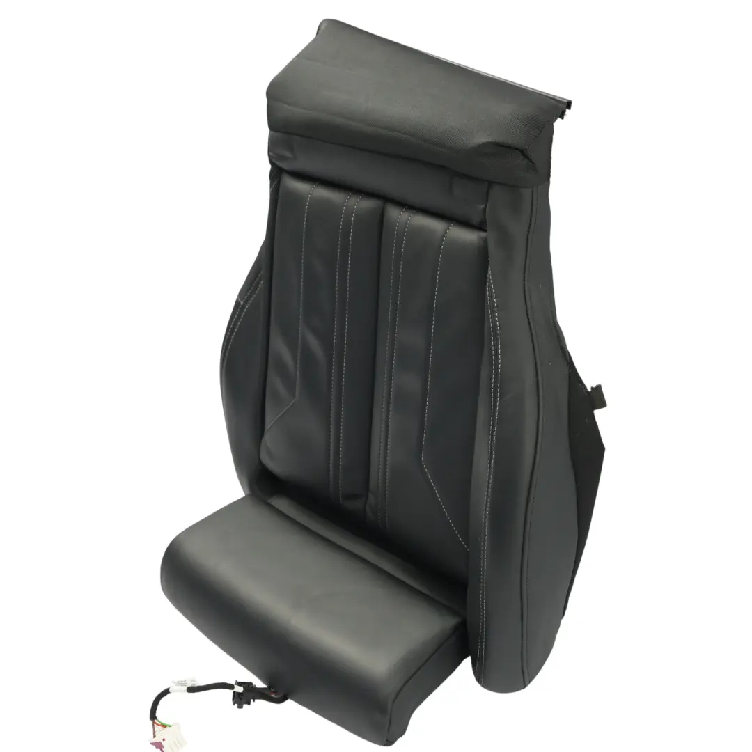 Audi A6 C8 Base Siège Cuir Noir Gris Falaise Avant Gauche - SKU 4K0881405AJ - Numéro de pièce 4K0881405AJ