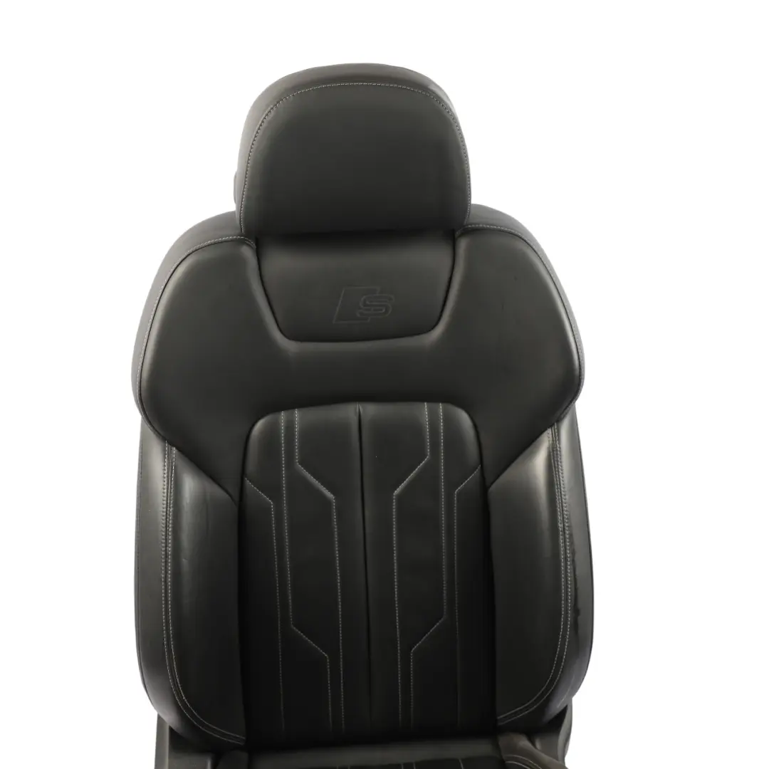 Audi A6 C8 Front Seat Sport Memory Leather Alcantara Soul Black Right O/S - SKU 4K0881808F-1 - Part number 4K0881808F