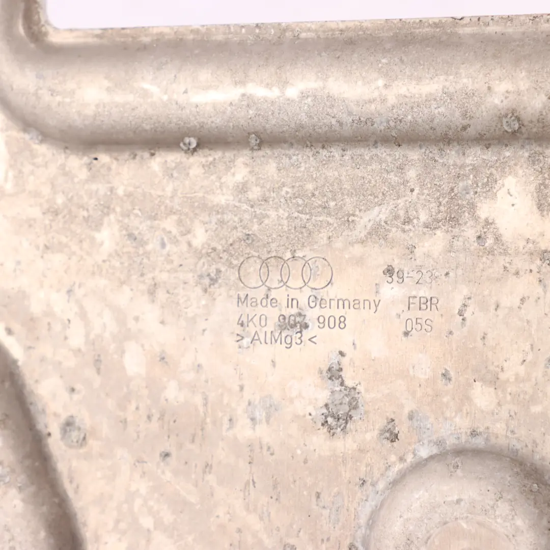 Audi A6 C8 High Voltage Battery Holder Mounting Plate Brace Bracket - SKU 4K0907908 - Part number 4K0907908