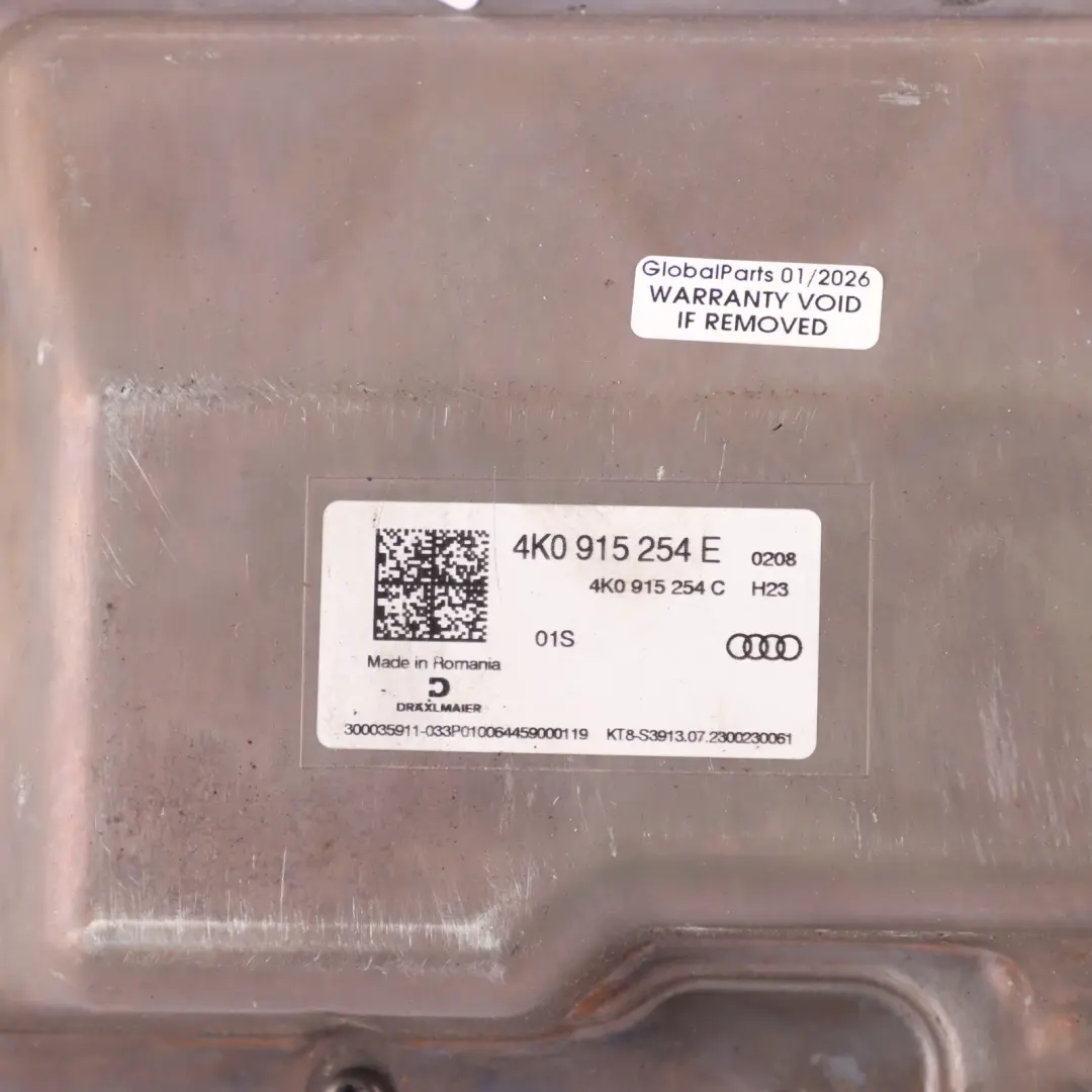 2024 High Voltage Battery Switch Box Control Unit Module to Audi A6 C8 with Part number 4K0915254E Audi A6 C8 2024 High Voltage Battery Switch Box Control Unit Module - SKU 4K0915254E - Part number 4K0915254E