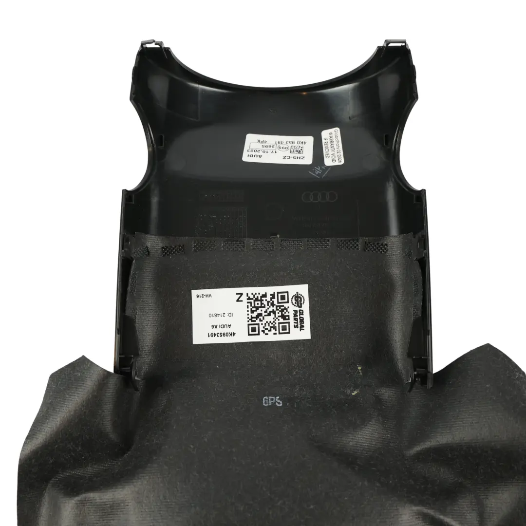 Audi A6 C8 A7 4K Lenk Säulen Umrandung Motor Haube Obere Verkleidung - SKU 4K0953491 - Teilenummer 4K0953491