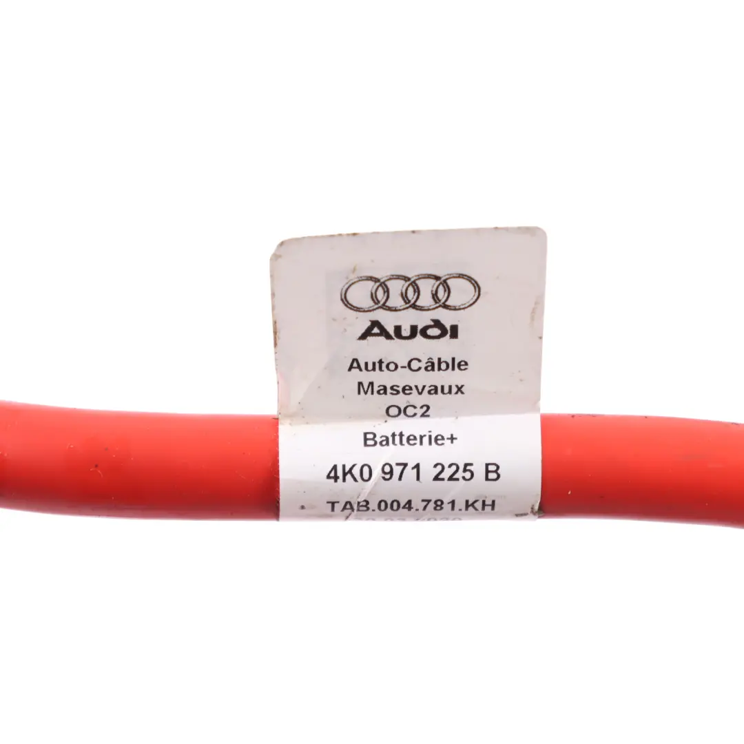 Audi A6 C8 A7 4K Positive Plus Pole Battery Cable Wiring Harness - SKU 4K0971225B - Part number 4K0971225B