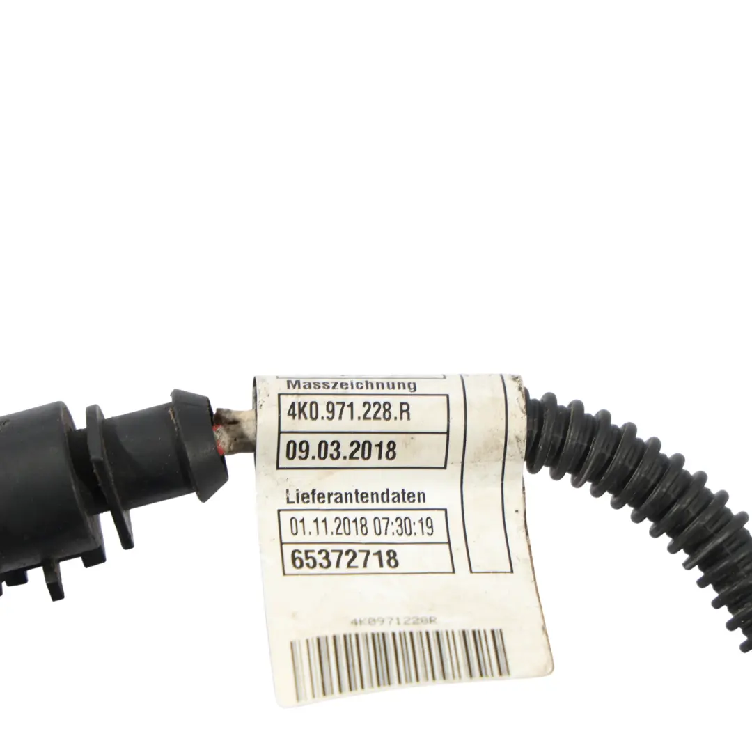 Starter Wiring Harness Cable Earth Line to Audi A6 C8 A7 with Part number 4K0971228R Audi A6 C8 A7 Starter Wiring Harness Cable Earth Line - SKU 4K0971228R - Part number 4K0971228R