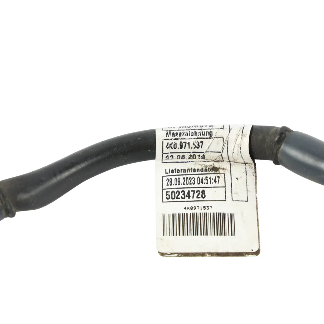 Audi A6 C8 A7 4K Electric Drive Línea De Tierra Cable Negativo - SKU 4K0971537 - Número de pieza 4K0971537
