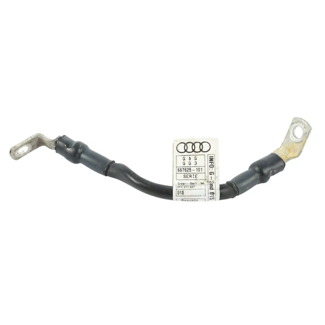 Audi A6 C8 A7 4K Electric Drive Línea De Tierra Cable Negativo - SKU 4K0971537 - Número de pieza 4K0971537