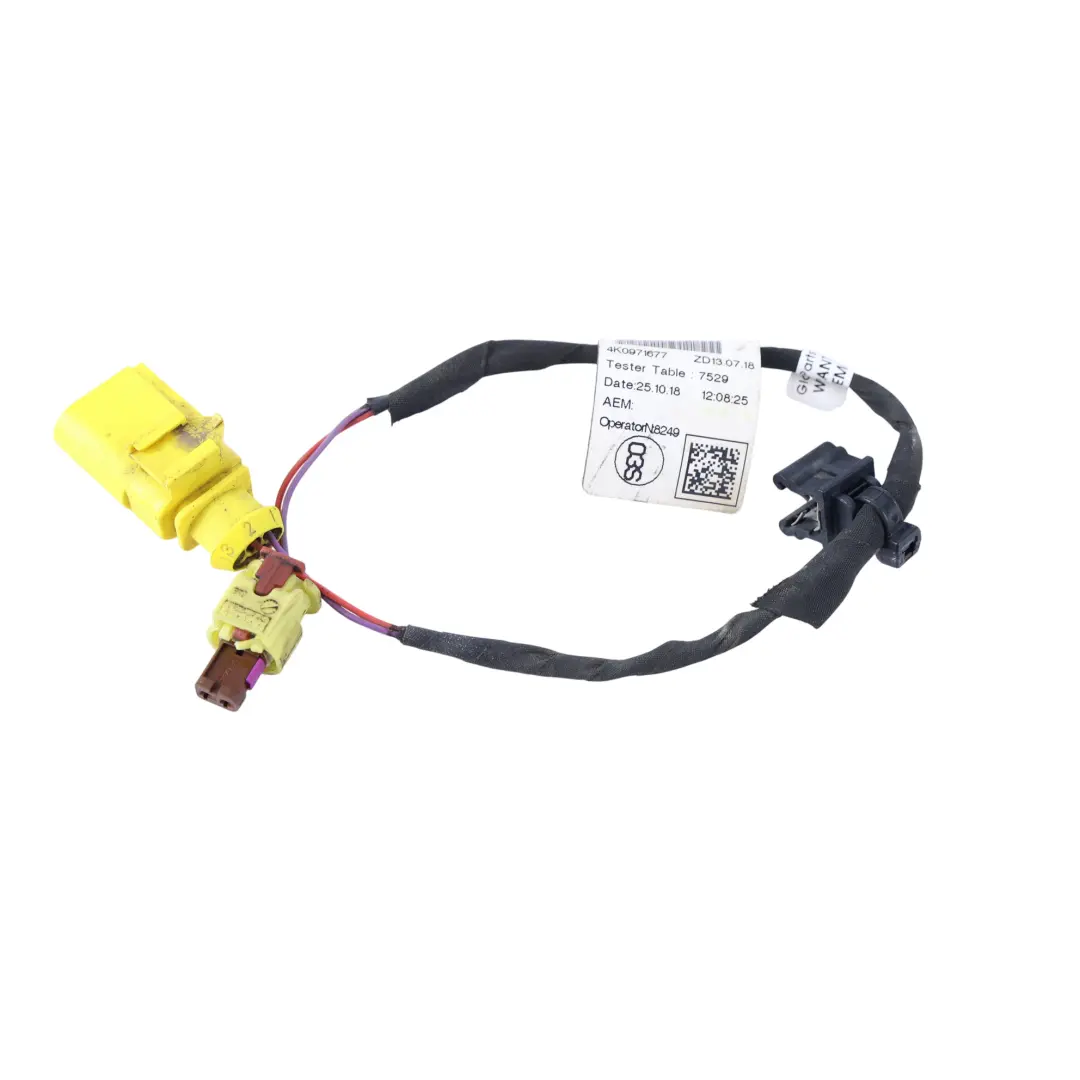 Cable Adaptador Cableado Sensor Colisión para Audi A6 C8 con número de pieza 4K0971677 Audi A6 C8 Cable Adaptador Cableado Sensor Colisión - SKU 4K0971677 - Número de pieza 4K0971677