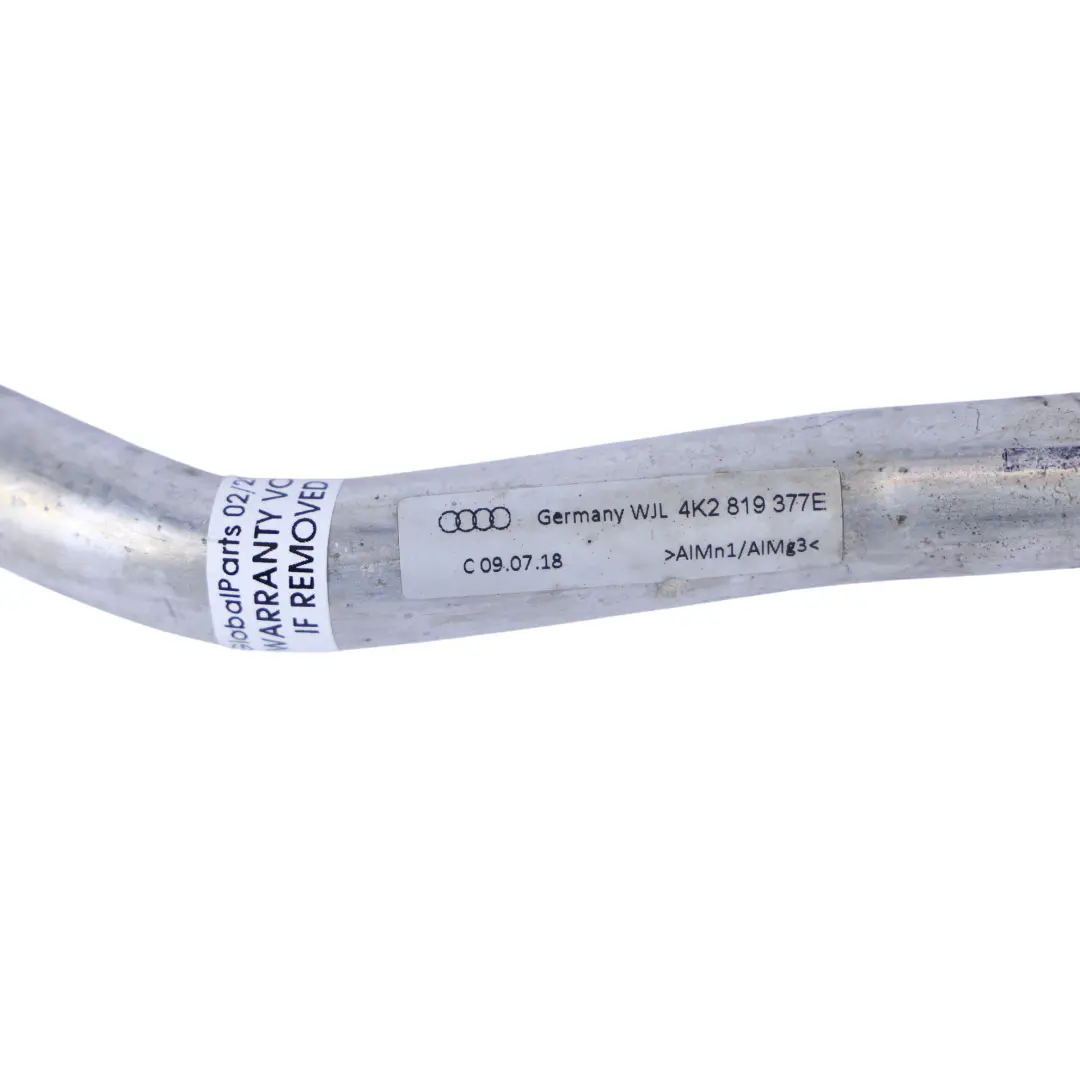 Audi A6 C8 Engine Cooling Water Pipe Coolant Hose Line Tube - SKU 4K2819377E-2 - Part number 4K2819377E
