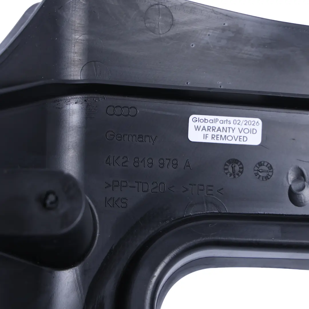 Audi A6 C8 Rain Channel Heater Duct Guide Trim Cover Panel Interior - SKU RHD-4K2819979A - Part number 4K2819979A