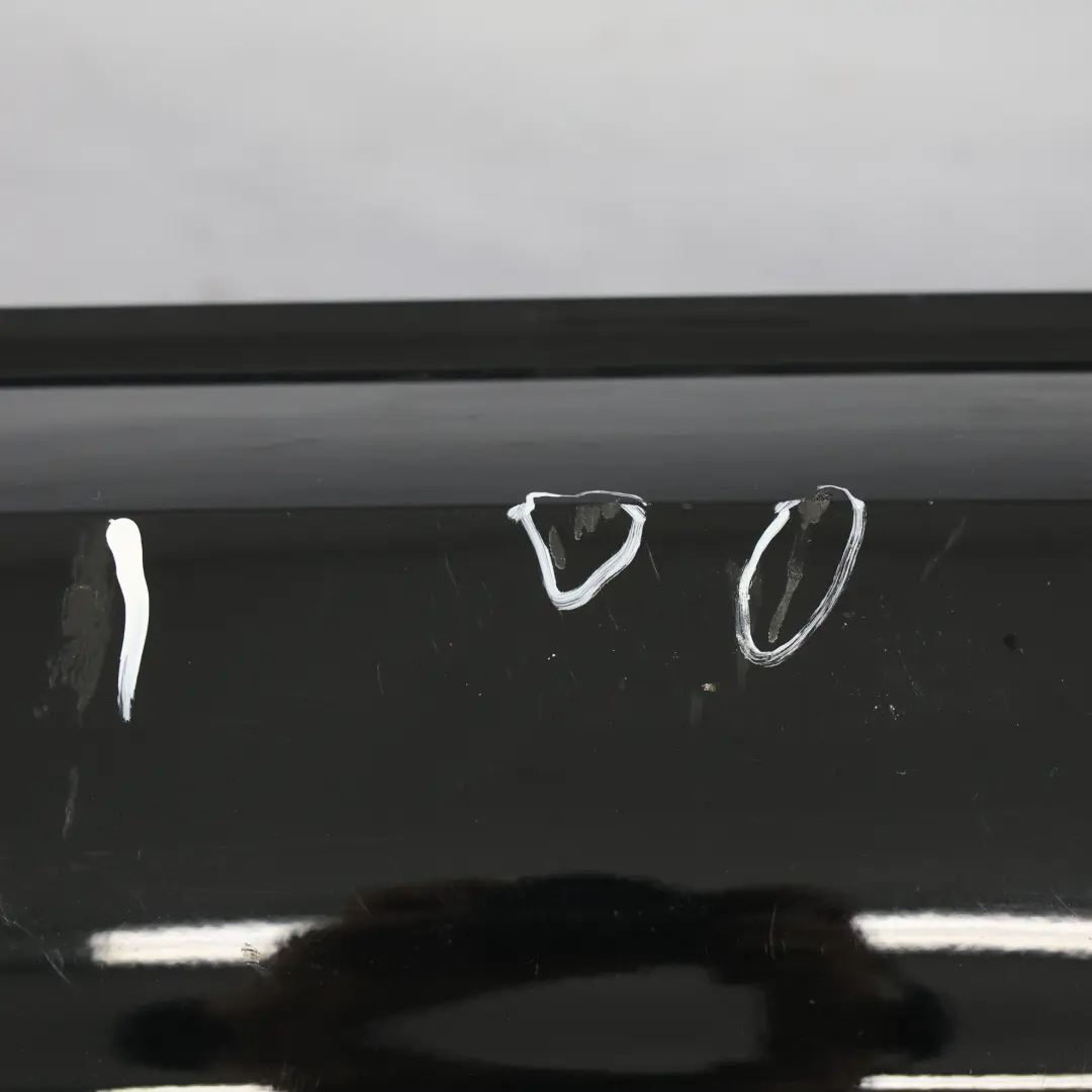 Bumper Trim Panel Upper Cover Mythical Black - Y9T to Audi A6 C8 Saloon Rear with Part number 4K5807067G Audi A6 C8 Saloon Rear Bumper Trim Panel Upper Cover Mythical Black - Y9T - SKU 4K5807067G-MYB - Part number 4K5807067G