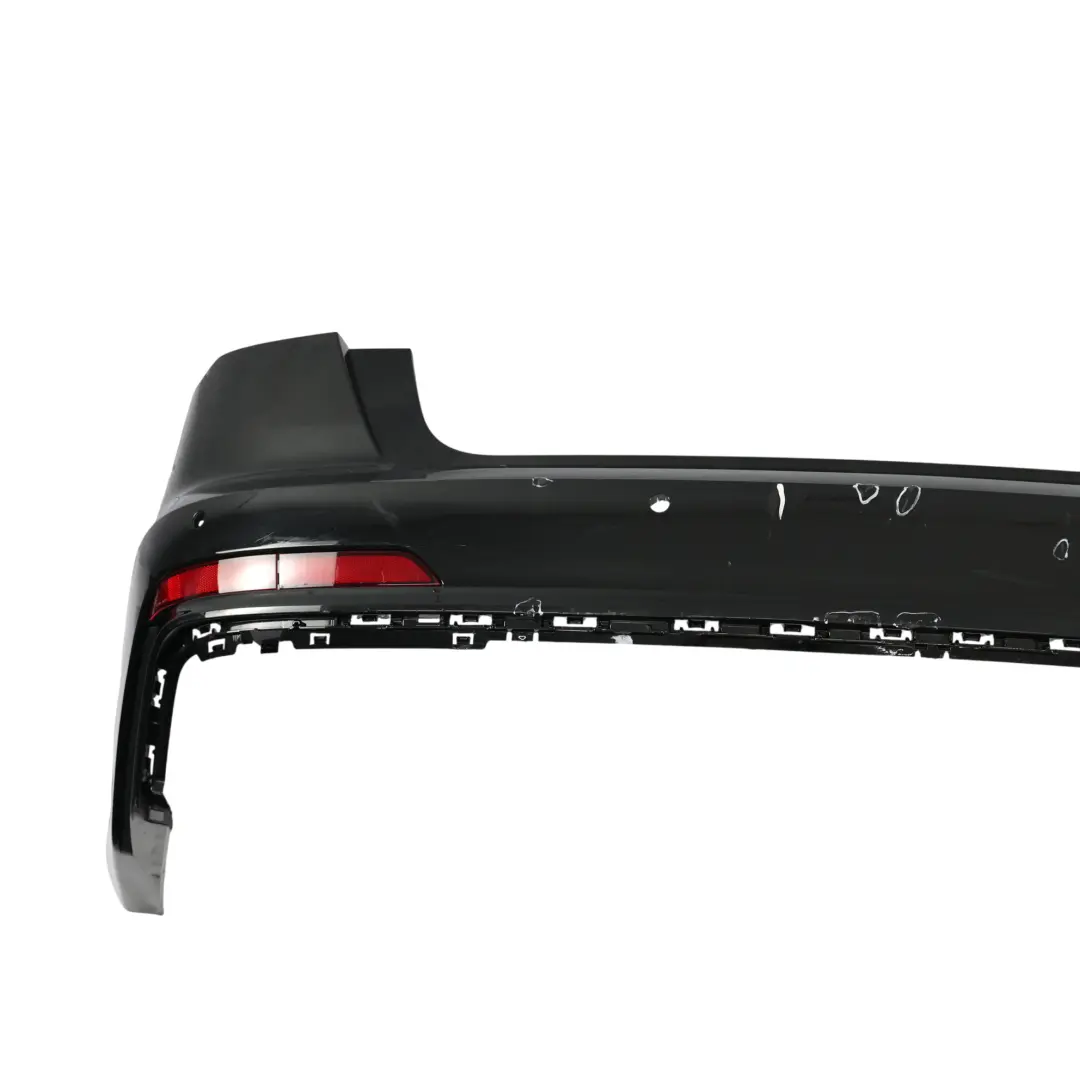 Bumper Trim Panel Upper Cover Mythical Black - Y9T to Audi A6 C8 Saloon Rear with Part number 4K5807067G Audi A6 C8 Saloon Rear Bumper Trim Panel Upper Cover Mythical Black - Y9T - SKU 4K5807067G-MYB - Part number 4K5807067G