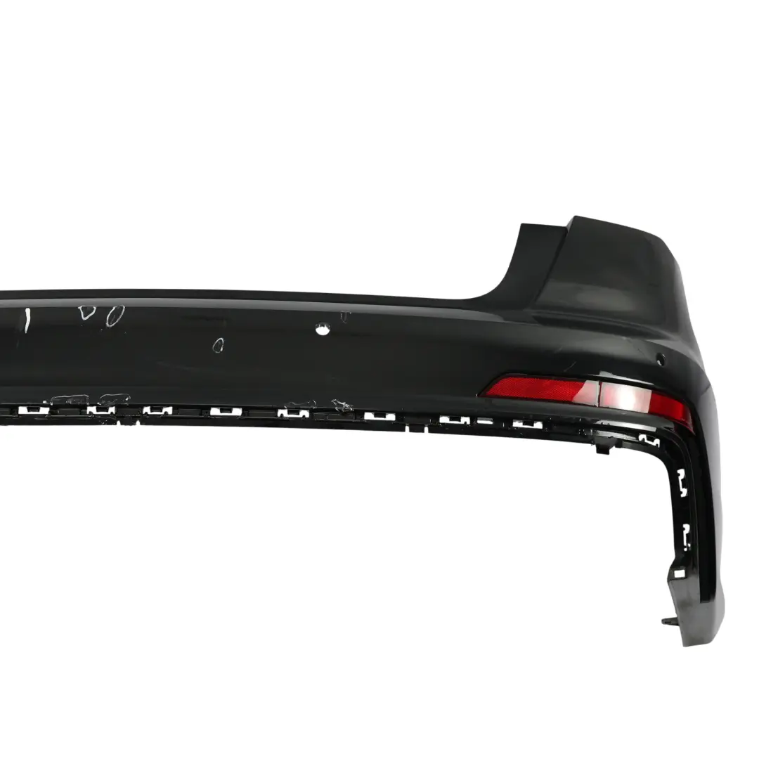 Audi A6 C8 Saloon Rear Bumper Trim Panel Upper Cover Mythical Black - Y9T - SKU 4K5807067G-MYB - Part number 4K5807067G