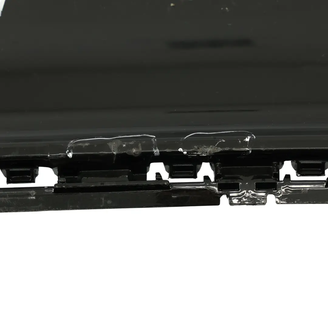 Bumper Trim Panel Upper Cover Mythical Black - Y9T to Audi A6 C8 Saloon Rear with Part number 4K5807067G Audi A6 C8 Saloon Rear Bumper Trim Panel Upper Cover Mythical Black - Y9T - SKU 4K5807067G-MYB - Part number 4K5807067G