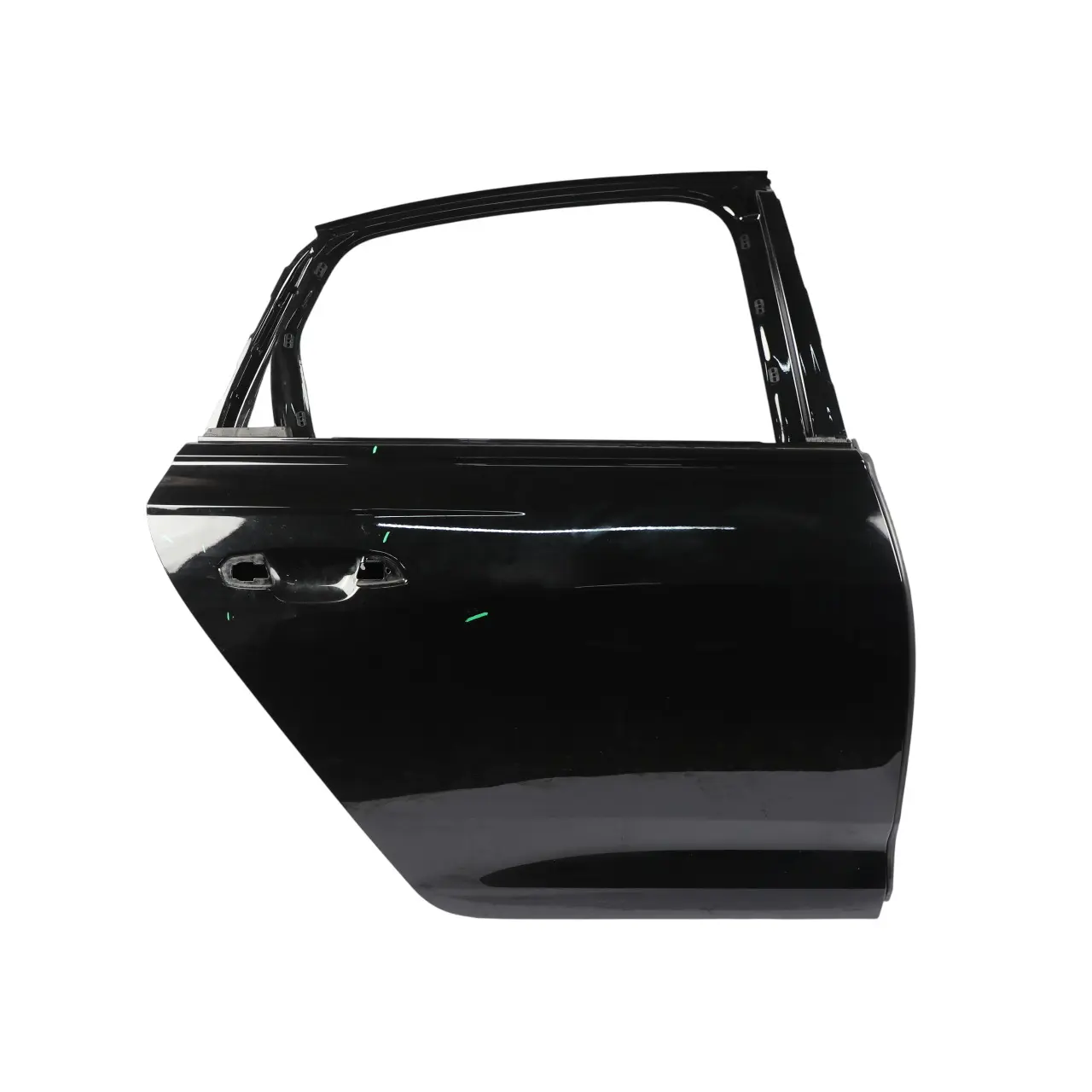 Audi A6 C8 Rear Door Right O/S Covering Mythical Black Metallic - Y9T