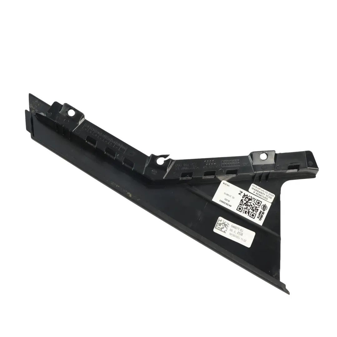 Door Window Trim Glass Moulding Left N/S to Audi A6 C8 Rear with Part number 4K5839903 Audi A6 C8 Rear Door Window Trim Glass Moulding Left N/S - SKU 4K5839903 - Part number 4K5839903