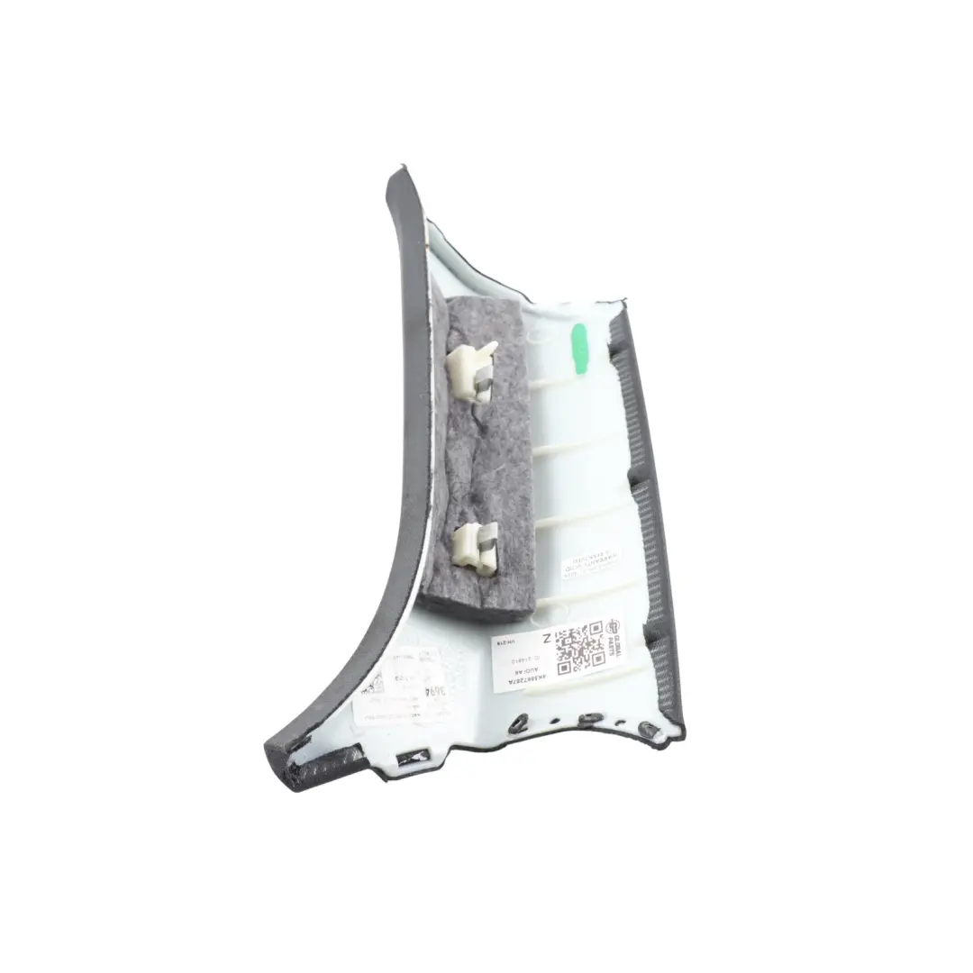 Pillar Trim Cover Interior Panel Left N/S Black to Audi A6 C8 C with Part number 4K5867287A Audi A6 C8 C Pillar Trim Cover Interior Panel Left N/S Black - SKU 4K5867287A - Part number 4K5867287A