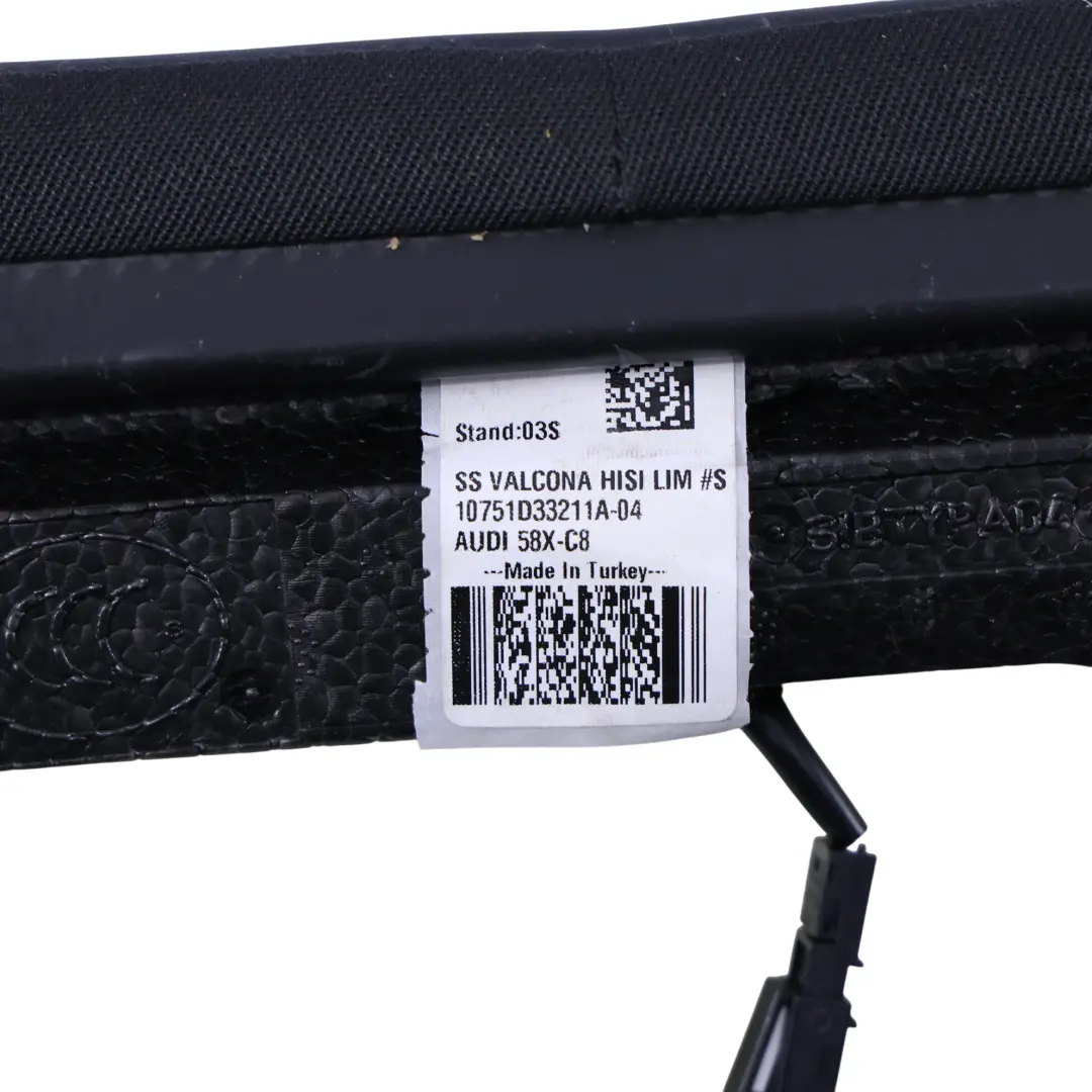 Audi A6 C8 Asiento Banqueta Trasero Interior Cuero Soul Negro - SKU 4K5885403F - Número de pieza 4K5885403F