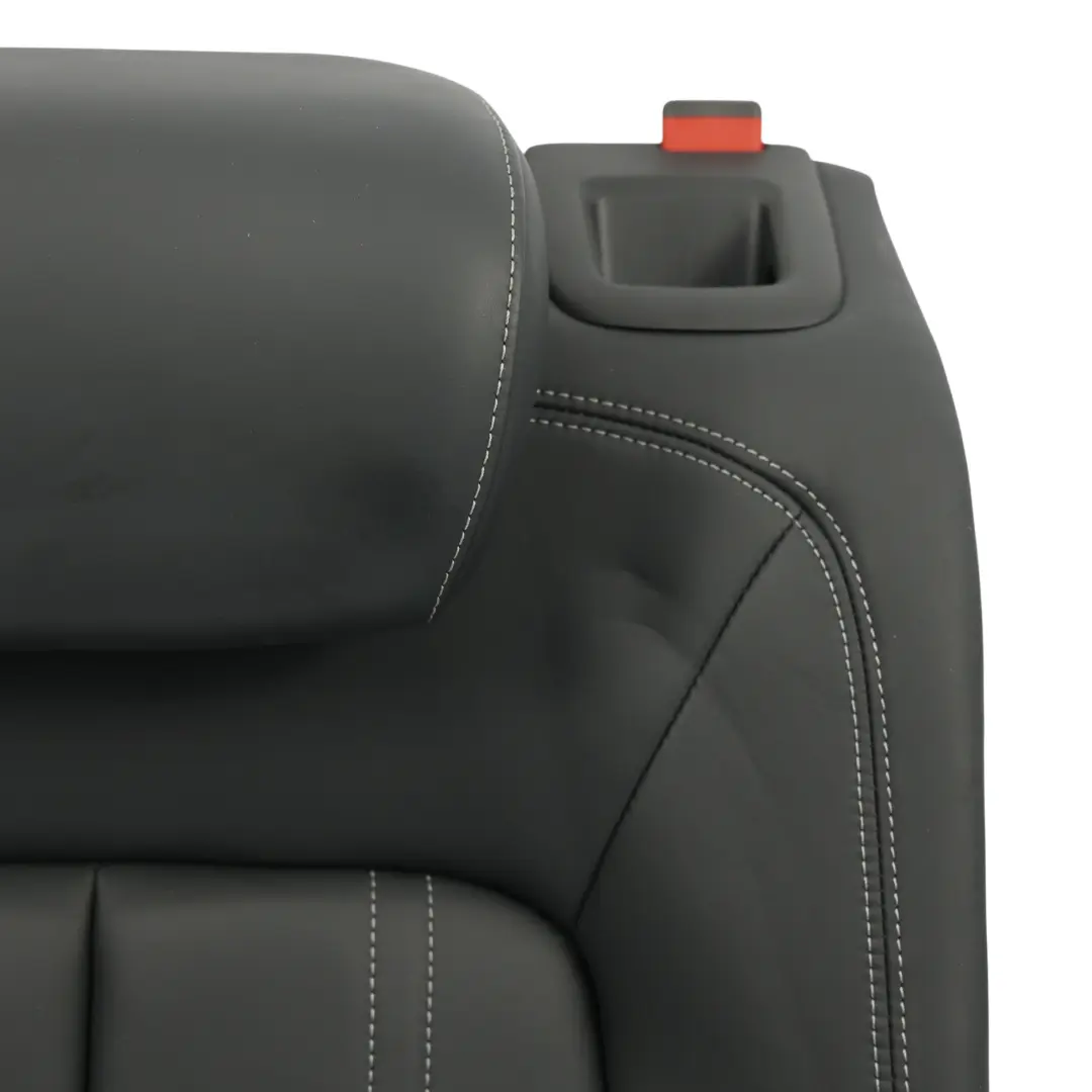 Audi A6 C8 Rücksitz Rückenlehne Abdeckung Panel Links Leder Schwarz Grau - SKU 4K5885805F - Teilenummer 4K5885805F