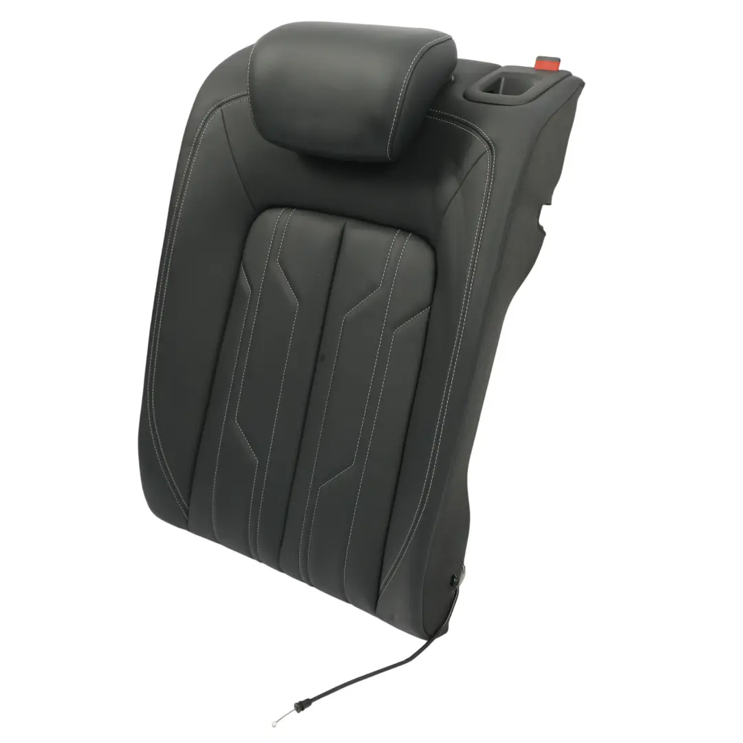 Backrest Cover Panel Left N/S Interior Leather Black Grey to Audi A6 C8 Rear Seat with Part number 4K5885805F Audi A6 C8 Rear Seat Backrest Cover Panel Left N/S Interior Leather Black Grey - SKU 4K5885805F - Part number 4K5885805F