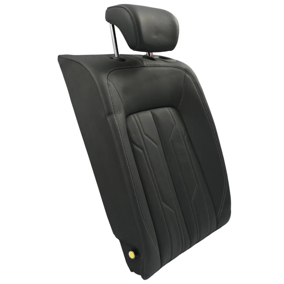 Backrest Left N/S Cover Leather Soul Black to Audi A6 C8 Sedan Rear Seat with Part number 4K5885805T Audi A6 C8 Sedan Rear Seat Backrest Left N/S Cover Leather Soul Black - SKU 4K5885805T - Part number 4K5885805T