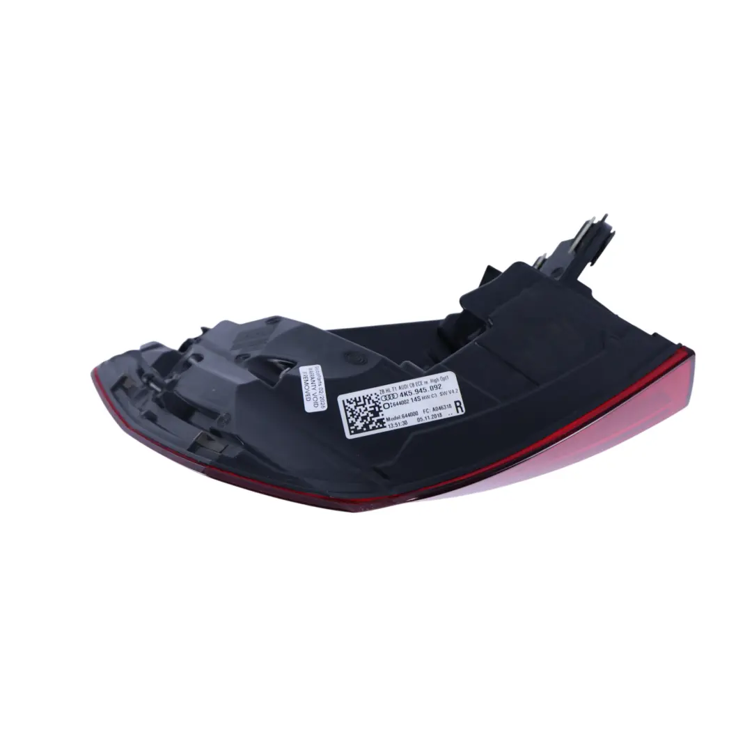 Trasero Luz LED Luz Asamblea Derecha para Audi A6 C8 con número de pieza 4K5945092 Audi A6 C8 Trasero Luz LED Luz Asamblea Derecha - SKU 4K5945092 - Número de pieza 4K5945092