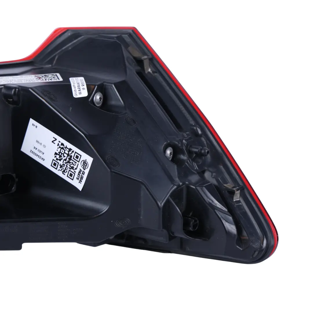 Fanale Posteriore A LED Gruppo Ottico Destro per Audi A6 C8 con numero di parte 4K5945092 Audi A6 C8 Fanale Posteriore A LED Gruppo Ottico Destro - SKU 4K5945092 - Numero di parte 4K5945092