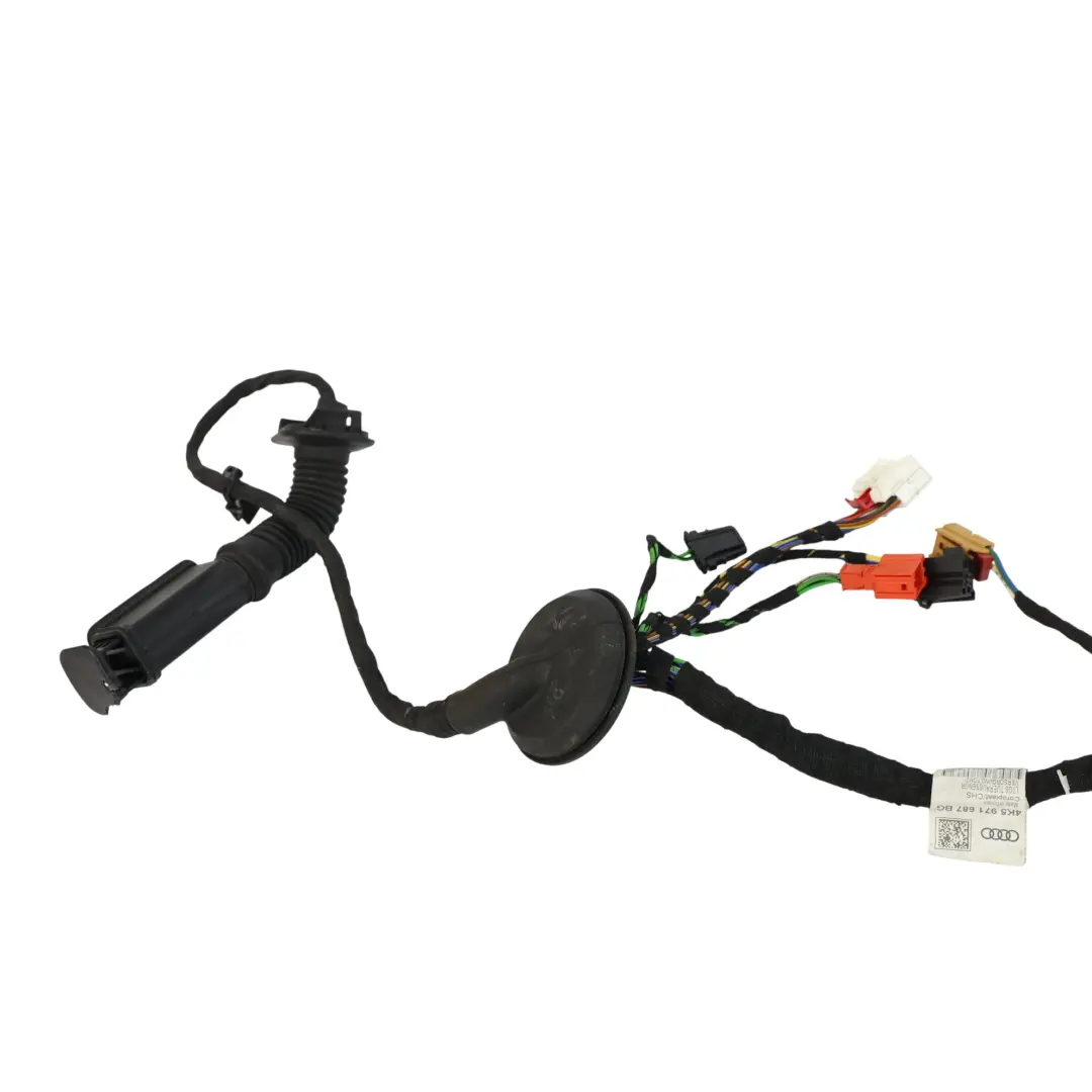 Door Wiring Wire Cable Harness Loom Rear Left Right N/O/S to Audi A6 C8 with Part number 4K5971687BG Audi A6 C8 Door Wiring Wire Cable Harness Loom Rear Left Right N/O/S - SKU 4K5971687BG - Part number 4K5971687BG