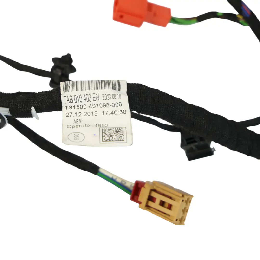 Audi A6 C8 Wiązka Przewód Drzwi Tył Lewa Prawa - SKU 4K5971687BG - Numer Części 4K5971687BG