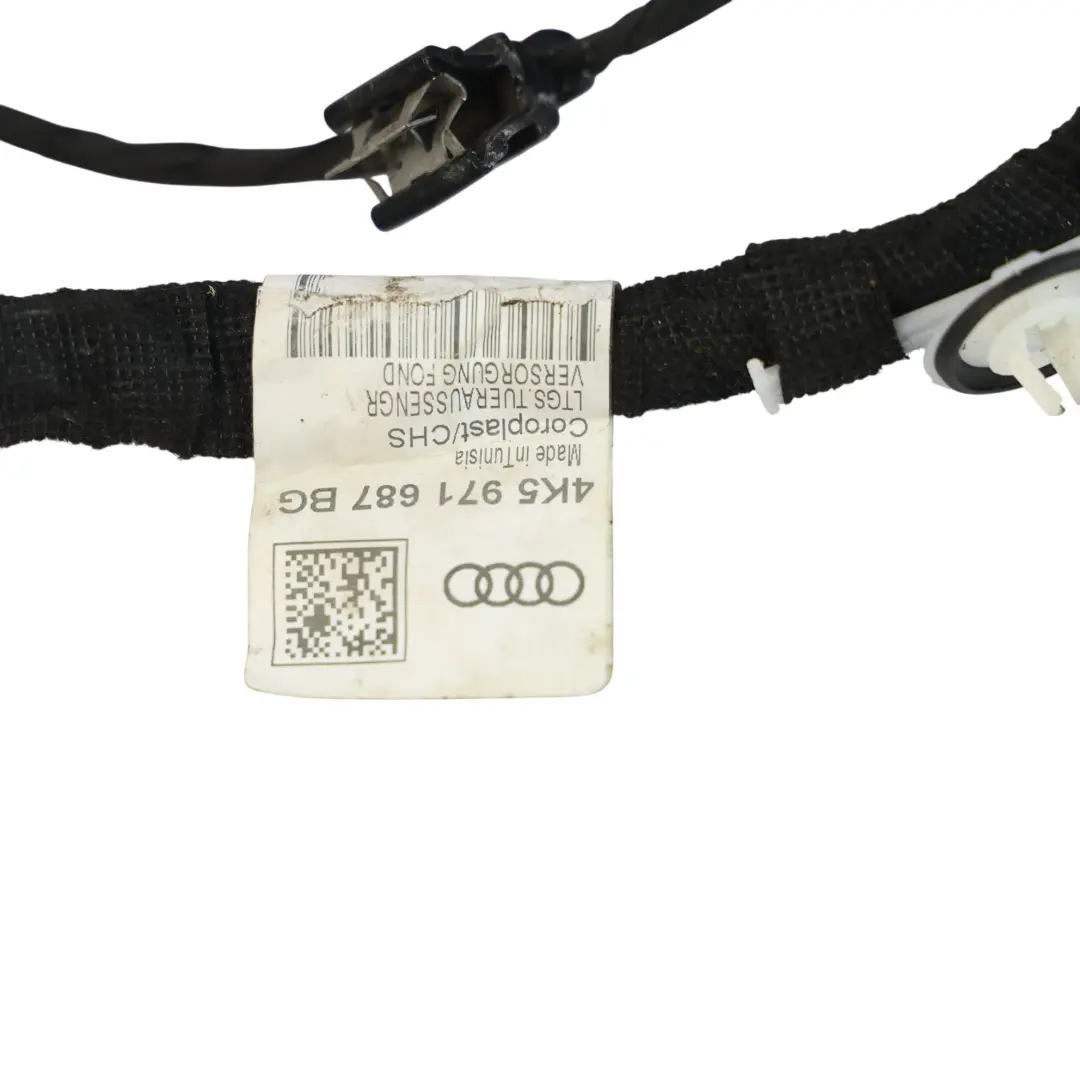 Tür Verkabelung Kabelbaum Hinten Links Rechts für Audi A6 C8 mit Teilenummer 4K5971687BG Audi A6 C8 Tür Verkabelung Kabelbaum Hinten Links Rechts - SKU 4K5971687BG - Teilenummer 4K5971687BG
