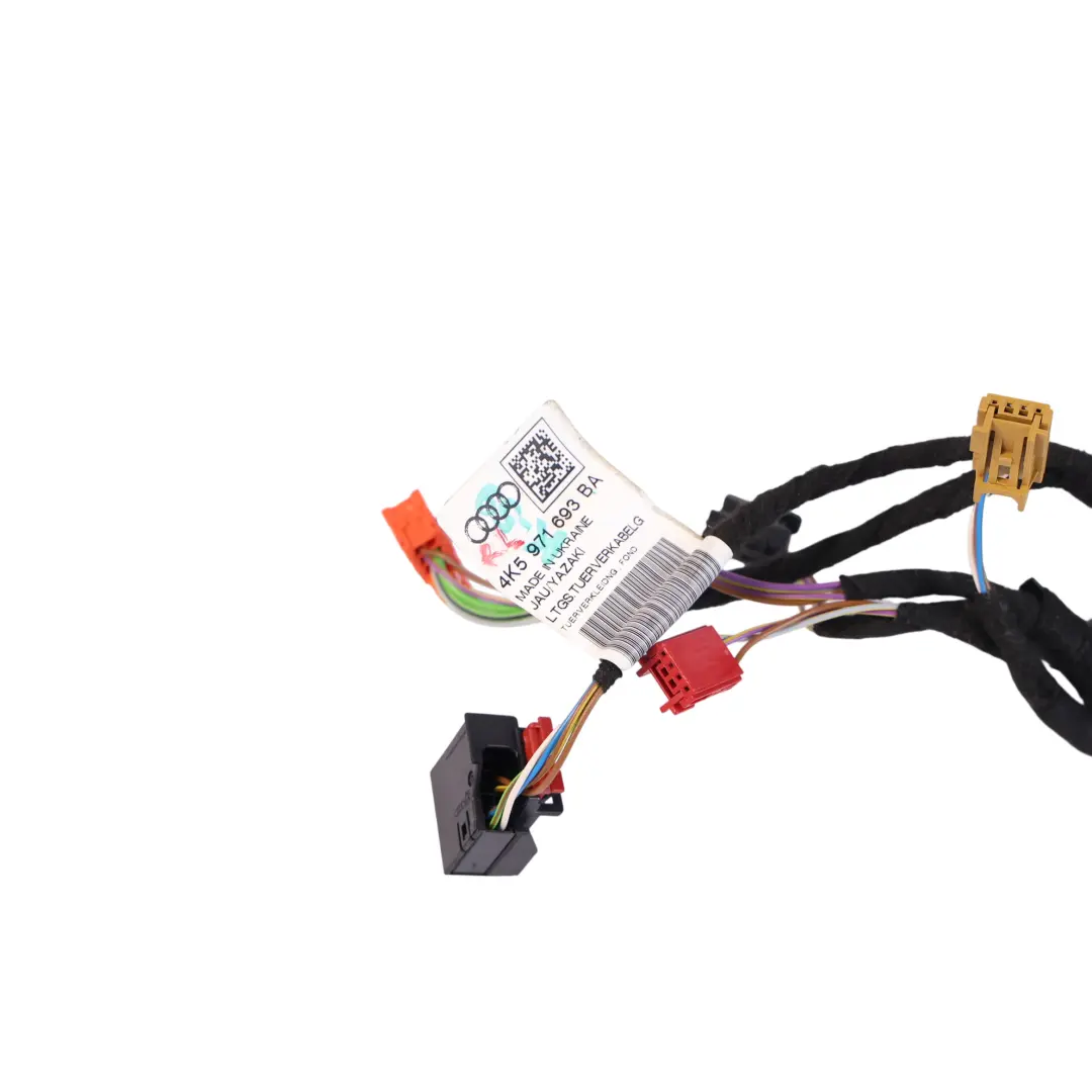 Audi A6 C8 Door Wiring Harness Cable Loom Rear Left Right N/O/S - SKU 4K5971693BA - Part number 4K5971693BA