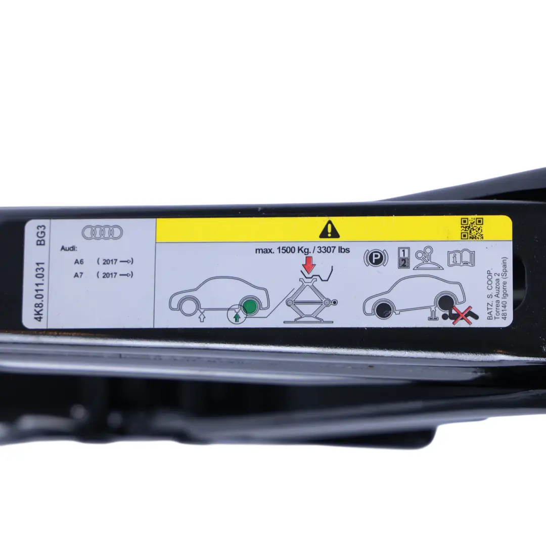 Audi A6 C8 Cric Levage Voiture Lève Pneu Secours - SKU 4K8011031 - Numéro de pièce 4K8011031
