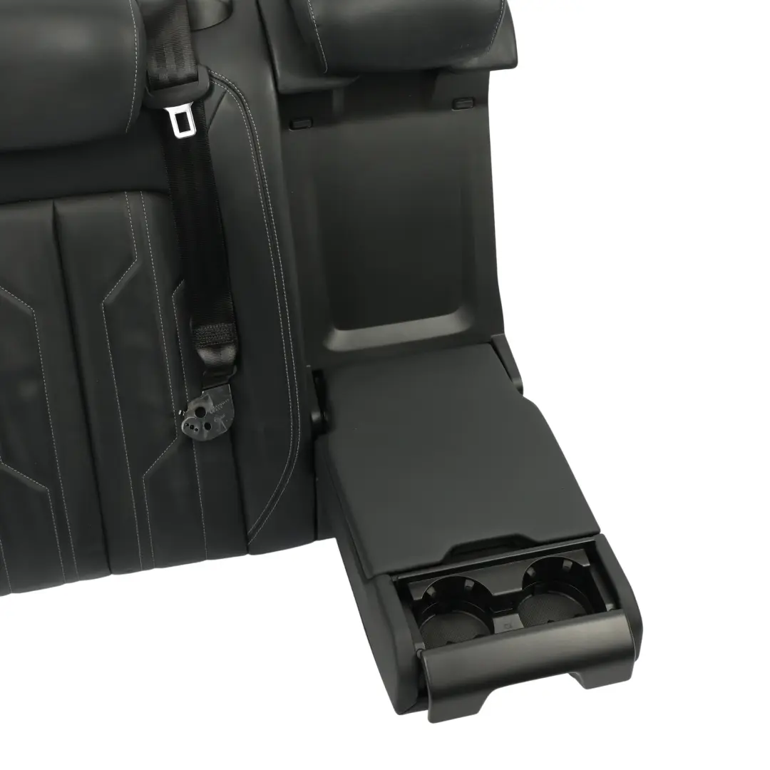 Audi A6 C8 Rear Seat Backrest Cover Panel Right O/S Interior Leather Black Grey - SKU 4K8885806F - Part number 4K8885806F