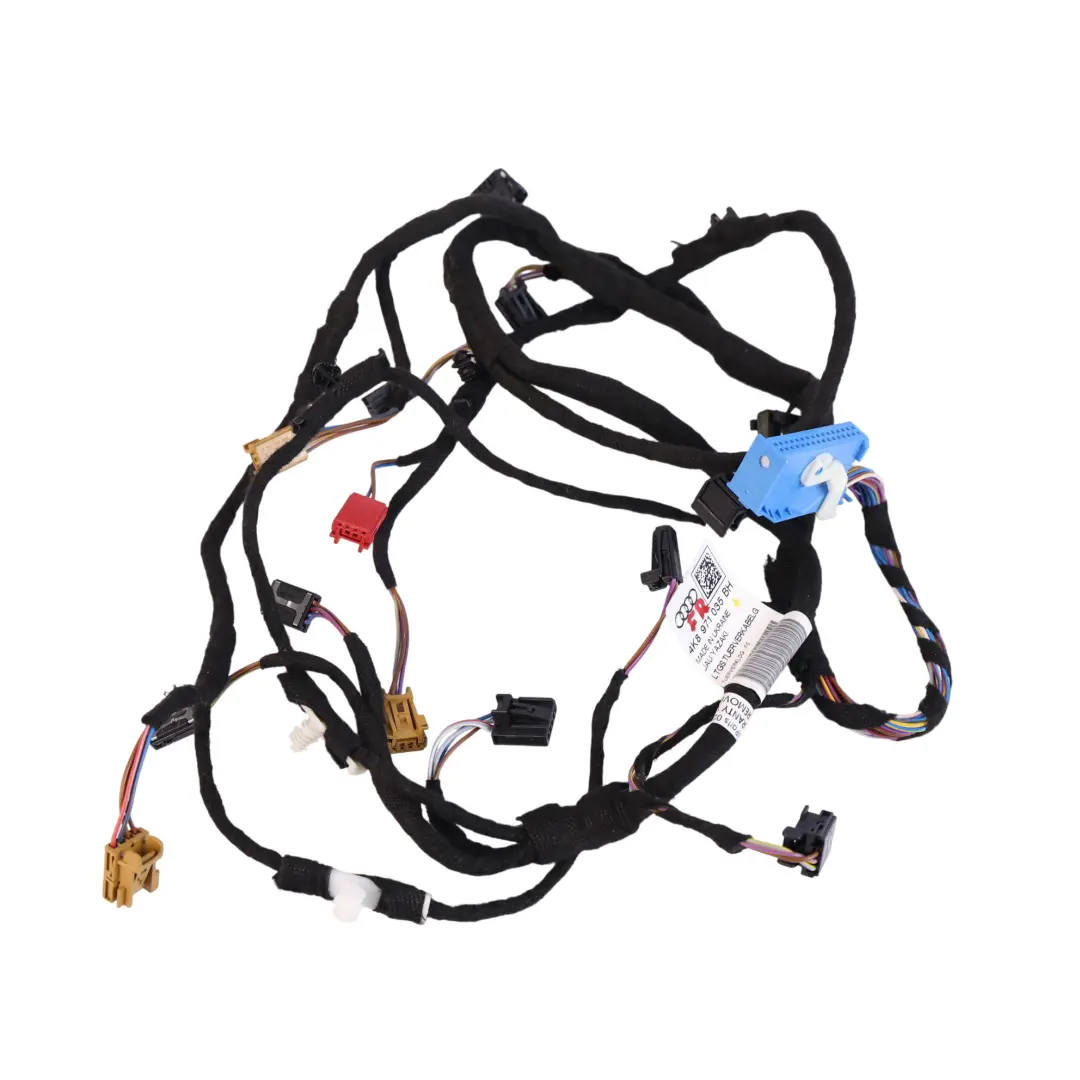 Puerta Mazo Cables Cable Loom Delantero Lado Conductor para Audi A6 C8 con número de pieza 4K8971035BH Audi A6 C8 Puerta Mazo Cables Cable Loom Delantero Lado Conductor - SKU 4K8971035BH - Número de pieza 4K8971035BH