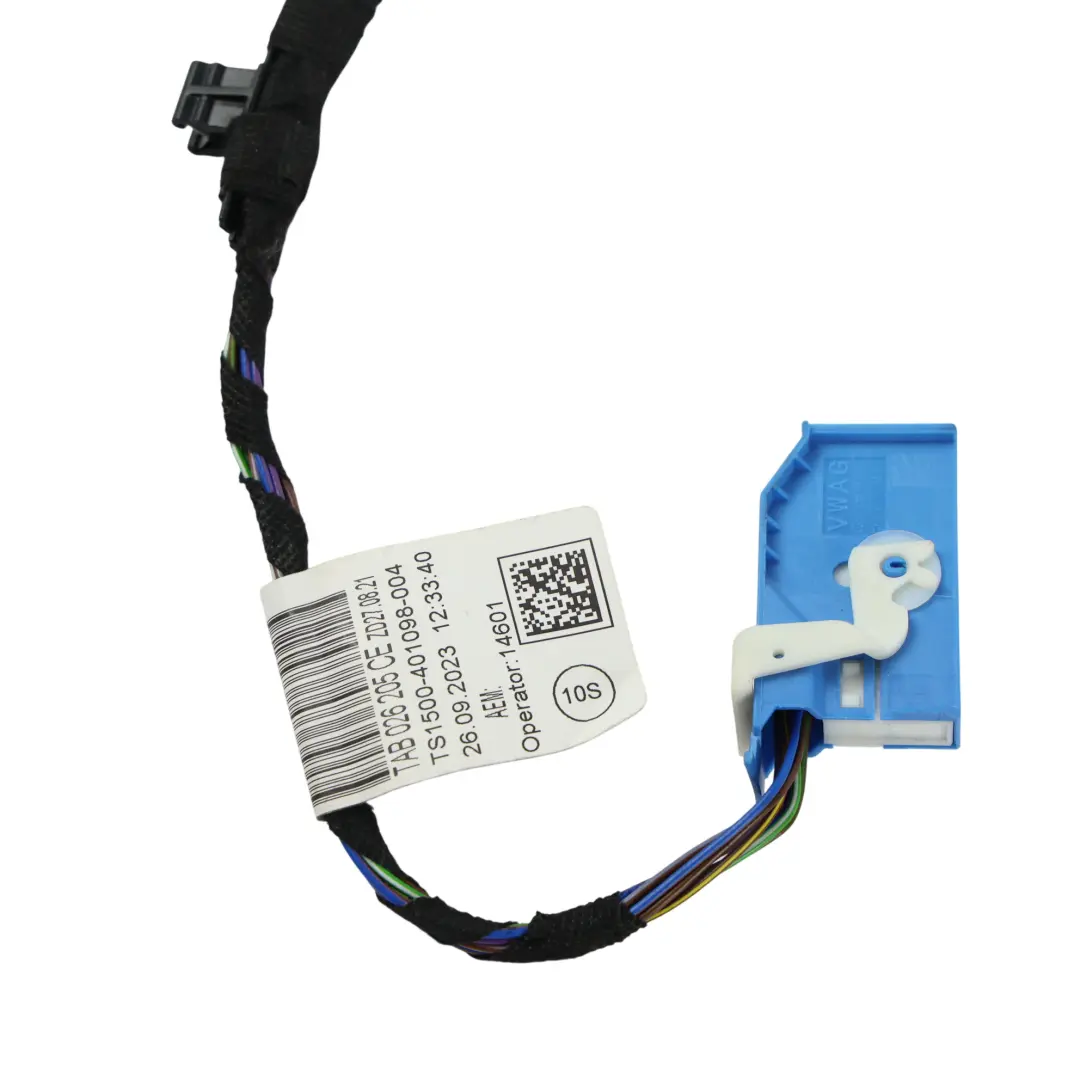 Audi A6 C8 Door Card Wiring Loom Harness Cable Front Passenger Side - SKU 4K8971036F - Part number 4K8971036F