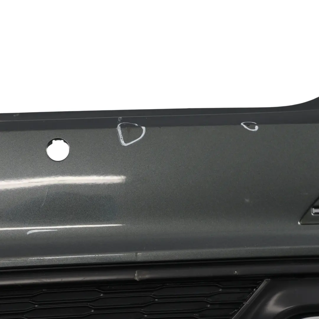 Audi A6 C8 Avant Rear Bumper Cover S-Line Daytona Grey Pearl Effect - Z7S - SKU 4K9807067E-DGR - Part number 4K9807067E