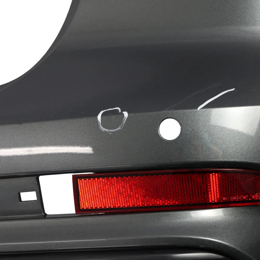 Audi A6 C8 Avant Rear Bumper Cover S-Line Daytona Grey Pearl Effect - Z7S - SKU 4K9807067E-DGR - Part number 4K9807067E