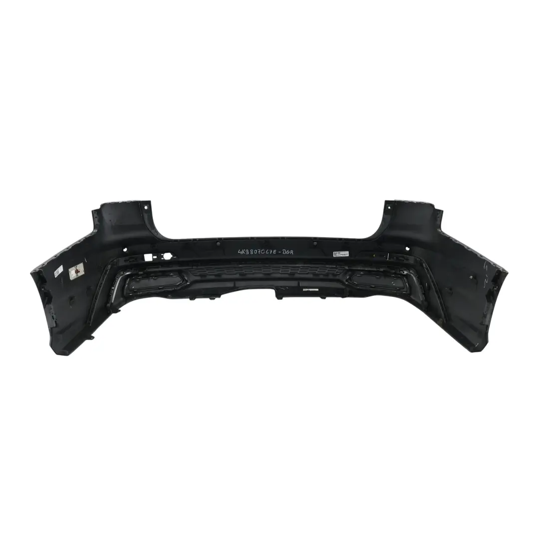 Audi A6 C8 Avant Rear Bumper Cover S-Line Daytona Grey Pearl Effect - Z7S - SKU 4K9807067E-DGR - Part number 4K9807067E