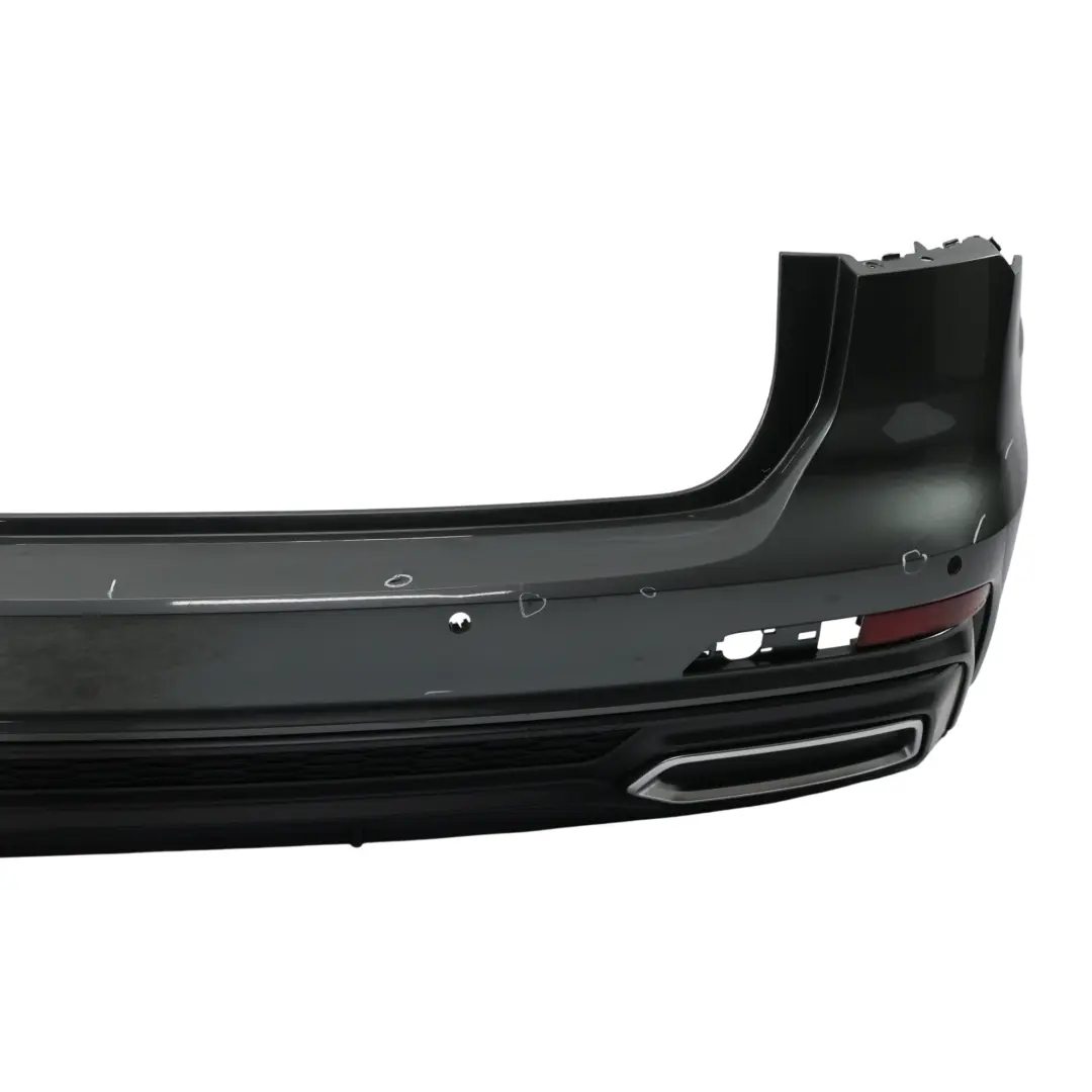 Audi A6 C8 Avant Rear Bumper Cover S-Line Daytona Grey Pearl Effect - Z7S - SKU 4K9807067E-DGR - Part number 4K9807067E