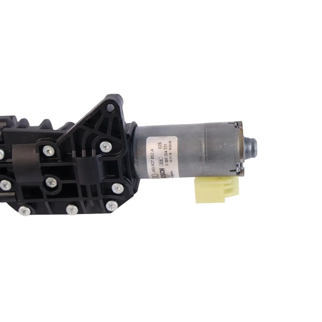 Actuador Motor Elevación Bisagra Trasero Derecho para Audi A6 C8 Avant con número de pieza 4K9827852A Audi A6 C8 Avant Actuador Motor Elevación Bisagra Trasero Derecho - SKU 4K9827852A - Número de pieza 4K9827852A