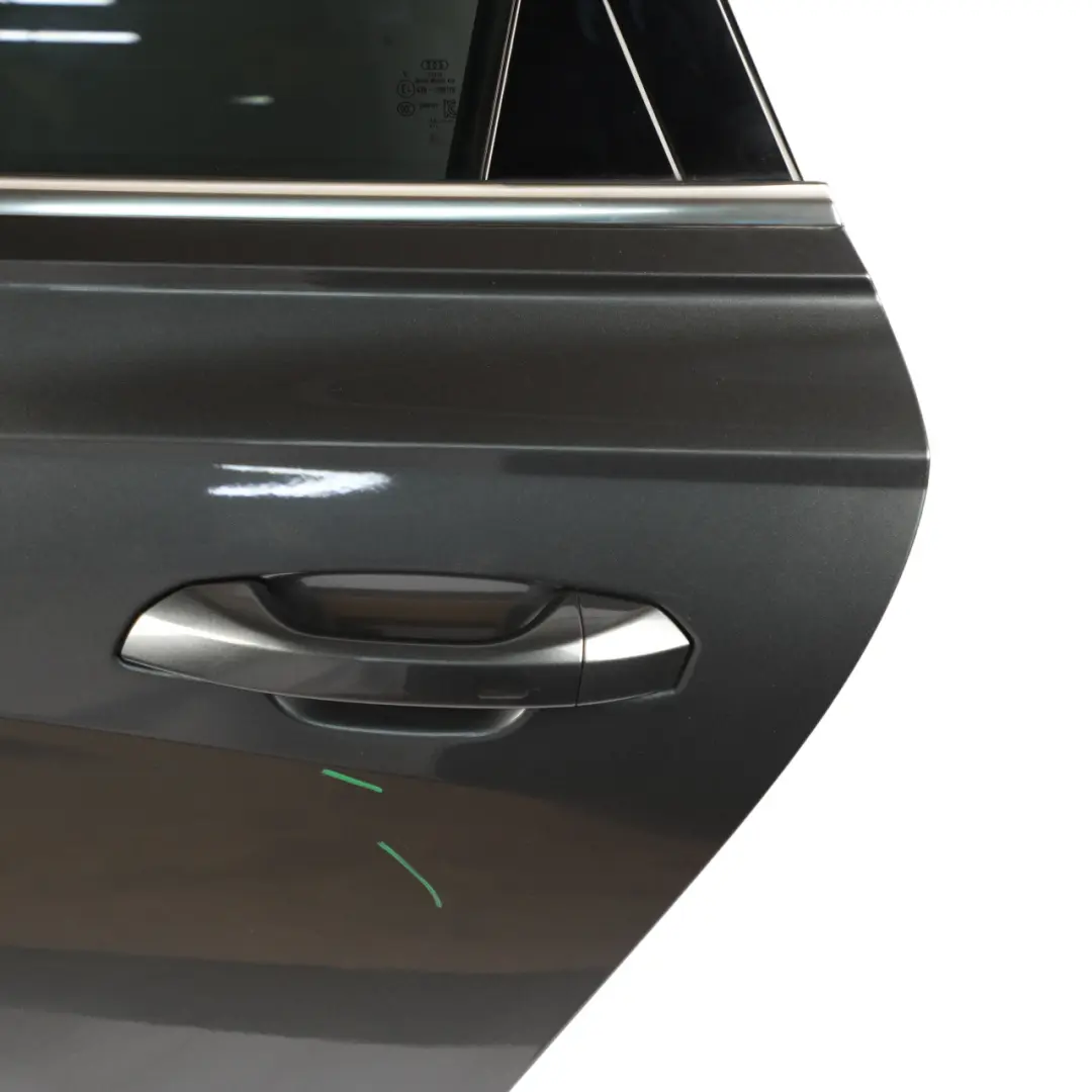 Door Rear Left N/S Daytona Grey Pearl Effect - Z7S to Audi A6 C8 Avant with Part number 4K9833051C Audi A6 C8 Avant Door Rear Left N/S Daytona Grey Pearl Effect - Z7S - SKU 4K9833051C-DGR - Part number 4K9833051C