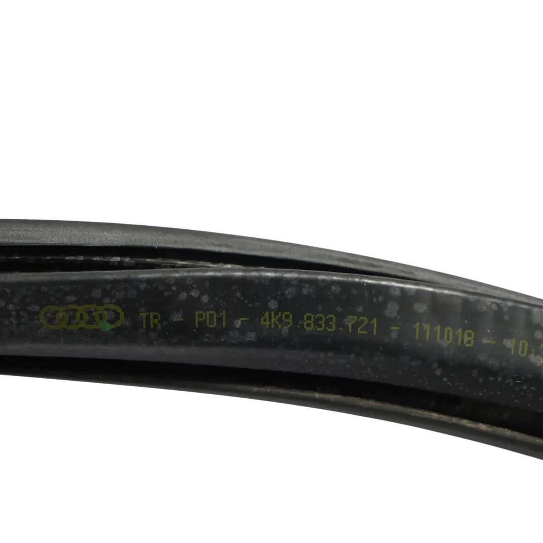 Door Seal Gasket Rubber Inner Left Right N/O/S to Audi A6 C8 Rear with Part number 4K9833721A Audi A6 C8 Rear Door Seal Gasket Rubber Inner Left Right N/O/S - SKU 4K9833721A - Part number 4K9833721A