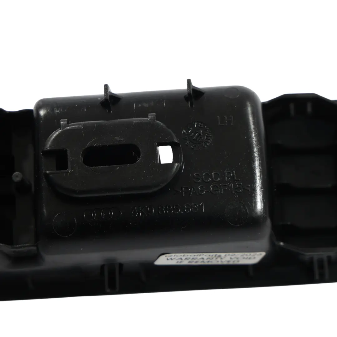 Folding Actuator Switch Handle Left N/S to Audi A6 C8 Rear Seat with Part number 4K9885681 Audi A6 C8 Rear Seat Folding Actuator Switch Handle Left N/S - SKU 4K9885681 - Part number 4K9885681